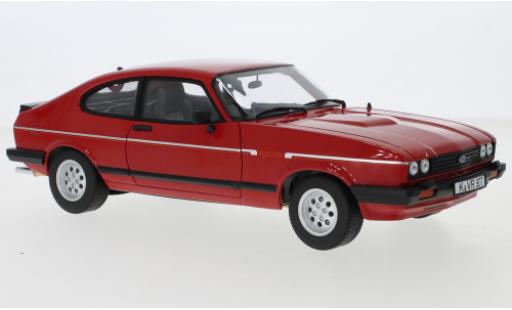 Modelauto Ford Capri 2.8i MkIII Injection rood 1983 1/18 Norev