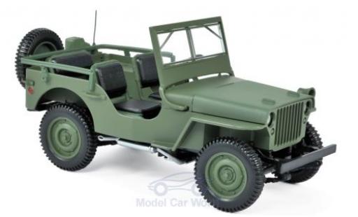 Modelauto Jeep Willys Base olijfgroen 1942 1/18 Norev