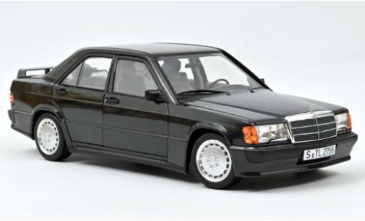 Modelauto Mercedes 190 Base E 2.3-16 (W201) metallic zwart 1984 1/18 Norev