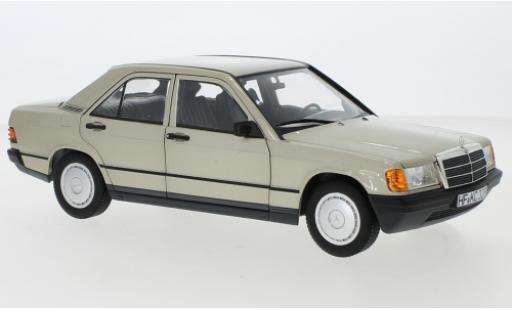 Modelauto Mercedes 190 Base E (W201) metallic beige 1982 1/18 Norev