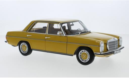 Modelauto Mercedes 200 Base /8 (W115) geel 1973 1/18 Norev