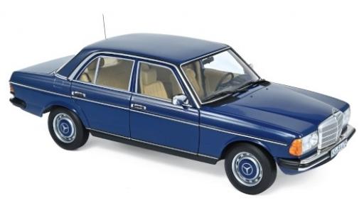 Modelauto Mercedes 200 Coupe (W123) blauw 1982 1/18 Norev