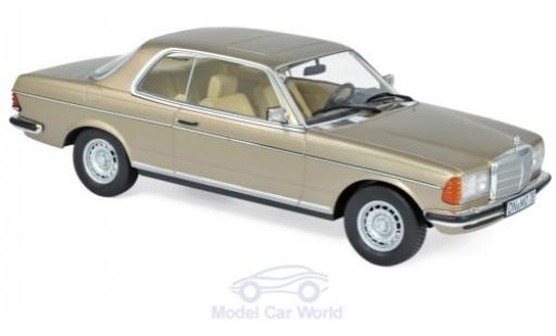 Modelauto Mercedes 280 Coupe CE (C123) metallic beige 1980 1/18 Norev