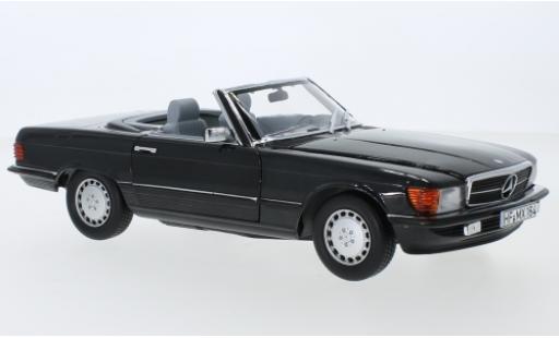Modelauto Mercedes 300 Base SL (R107) metallic antraciet 1986 avec d&Atilde;&copy;tachable Hardtop 1/18 Norev