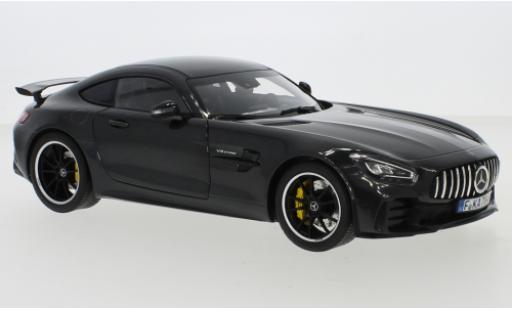 Modelauto Mercedes AMG GT GT R (C190) metallic grijs 2019 1/18 Norev