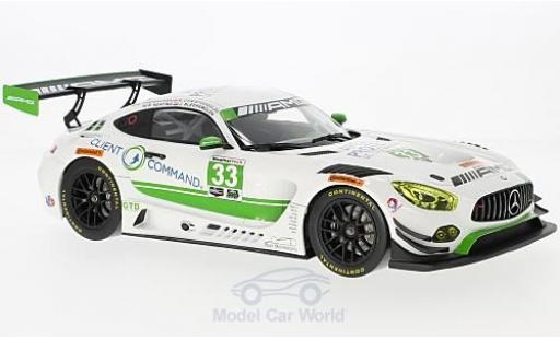 Modelauto Mercedes AMG GT GT3 3 No.33 Team Riley 24h Daytona 2017 M.Farnbacher/B.Keating/A.Christodoulou/J.Bleekemolen 1/18 Norev