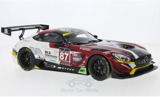 Modelauto Mercedes AMG GT GT3 3 No.87 Witpain GT Series Monza 2016 J.-C.Beaubelique/M.Ricci/G.Vannelet 1/18 Norev