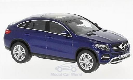 Modelauto Mercedes GLE Coupe (C292) metallic blauw 2015 1/43 Norev