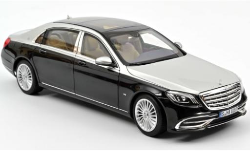 Modelauto Mercedes Classe S Base Maybach S 650 metallic zwart/grijs 2018 1/18 Norev