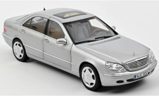 Modelauto Mercedes Classe S Base S 600 (W220) grijs 1998 1/18 Norev