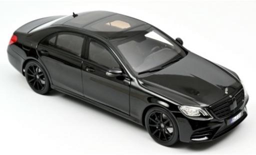 Modelauto Mercedes Classe S AMG (W222) -Line zwart 2018 1/18 Norev