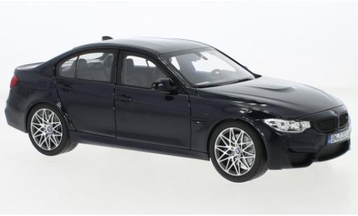 Modelauto Bmw M3 Competition metallic blauw 2017 1/18 Norev