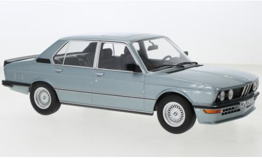 Modelauto Bmw M535 berline i (E12) metallic blauw clair 1980 1/18 Norev