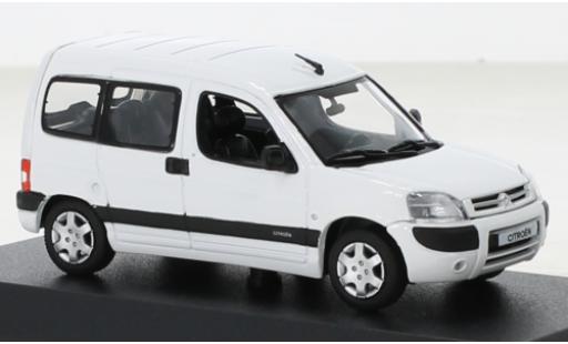 Modelauto Citroen Berlingo Fourgonnette wit 2004 1/43 Norev