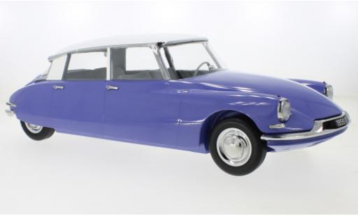 Modelauto Citroen DS 19 blauw/wit 1959 1/12 Norev