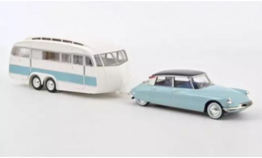 Modelauto Citroen DS 19 blauw clair/lila 1959 1/18 Norev