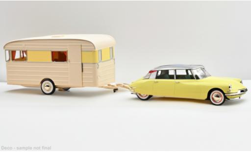 Modelauto Citroen DS 19 geel 1960 1/18 Norev