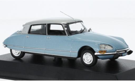 Modelauto Citroen DS 23 Pallas metallic blauw clair/d 1973 1/43 Norev