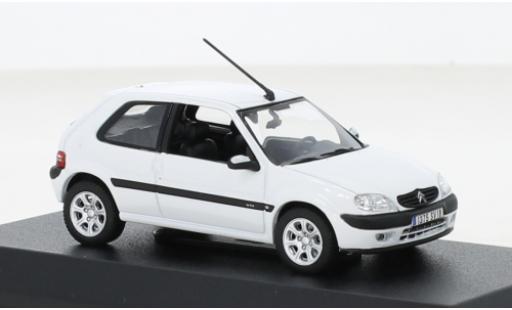 Modelauto Citroen Saxo VTS wit 2000 1/43 Norev