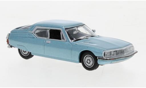 Modelauto Citroen SM Coupe metallic blauw 1972 1/87 Norev