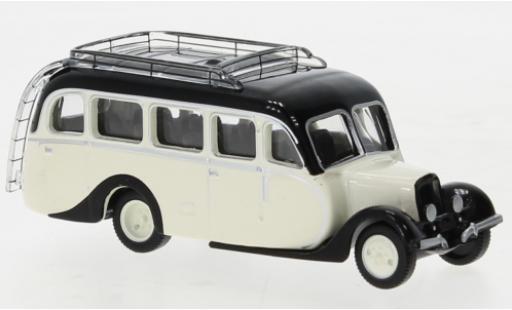 Modelauto Citroen U23 Bus Autocar beige/zwart 1947 1/87 Norev