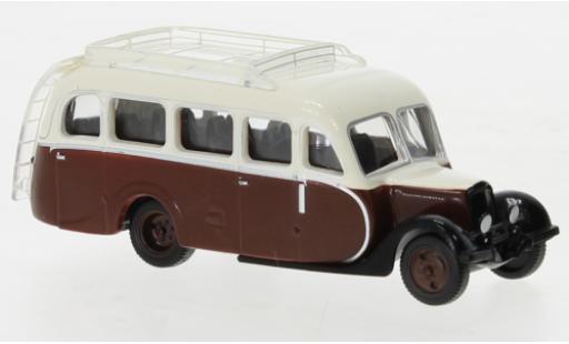 Modelauto Citroen U23 Bus Autocar bruin/beige 1947 1/87 Norev