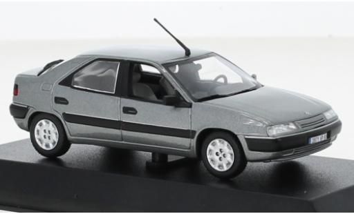 Modelauto Citroen Xantia Berline metallic grijs 1993 1/43 Norev