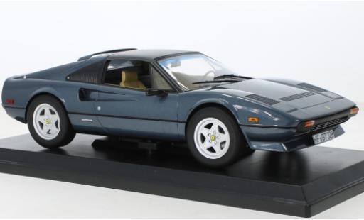 Modelauto Ferrari 308 GTS metallic blauw 1982 1/18 Norev