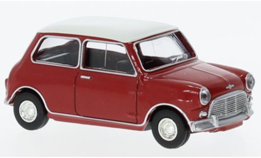 Modelauto Mini Cooper S rood/wit 1964 1/64 Norev