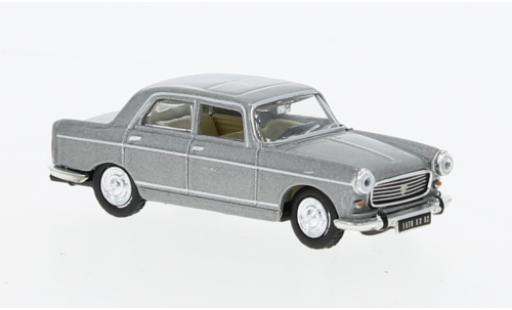 Modelauto Peugeot 404 Berline metallic grijs 1968 1/87 Norev