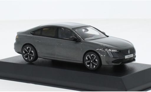 Modelauto Peugeot 508 GT hybride grijs 2023 1/43 Norev