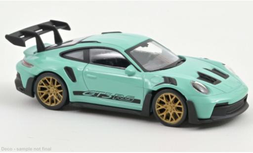 Modelauto Porsche 911 GT3 R S turquoise 2022 1/43 Norev