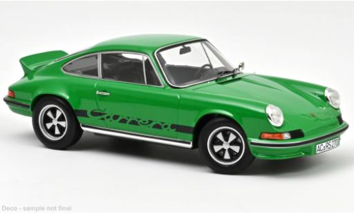 Modelauto Porsche 911 RS groen/zwart 1973 1/18 Norev