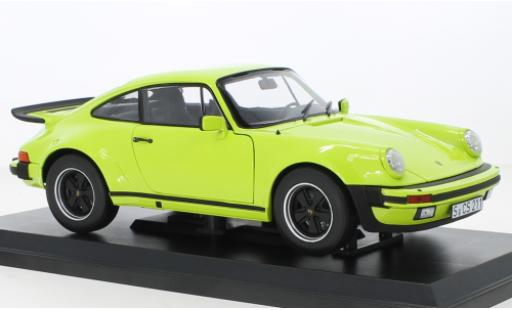 Modelauto Porsche 911 Turbo 3.0 groen 1976 1/18 Norev