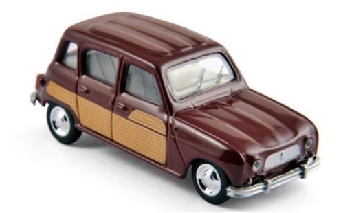 Modelauto Renault 4 Parisienne rood /D&Atilde;&copy;corer 1967 1/64 Norev