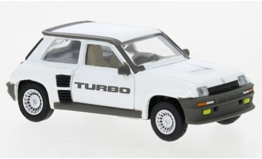 Modelauto Renault 5 Turbo metallic wit 1981 1/64 Norev
