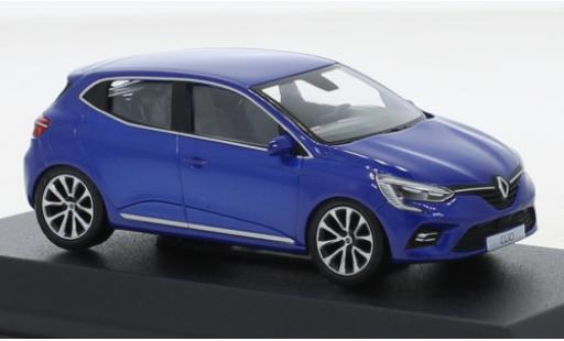 Modelauto Renault Clio Base metallic blauw 2019 1/43 Norev