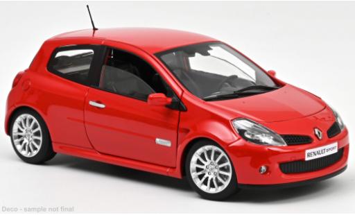 Modelauto Renault Clio RS R.S. rood 2006 1/18 Norev