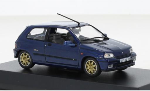 Modelauto Renault Clio Williams metallic blauw 1996 1/43 Norev
