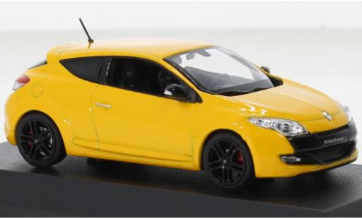 Modelauto Renault Megane RS R.S. metallic geel 2009 1/43 Norev