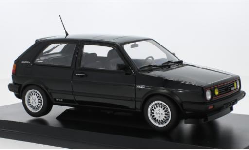 Modelauto Volkswagen Golf GTI II 16S Match metallic zwart 1989 1/18 Norev