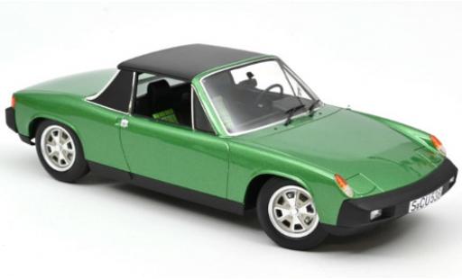 Modelauto Porsche 914 Base Volkswagen 2.0 metallic groen 1975 1/18 Norev