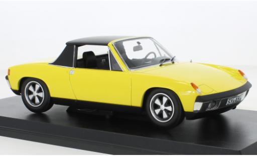 Modelauto Porsche 914/6 Base Volkswagen /6 geel 1973 1/18 Norev