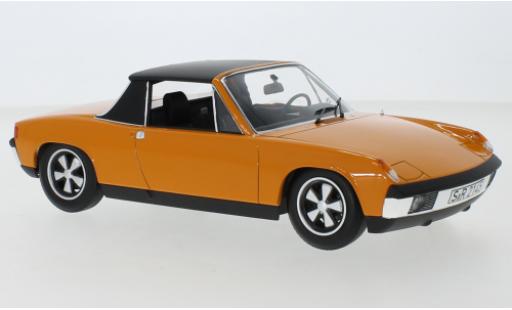 Modelauto Porsche 914/6 Base Volkswagen -6 oranje 1973 1/18 Norev
