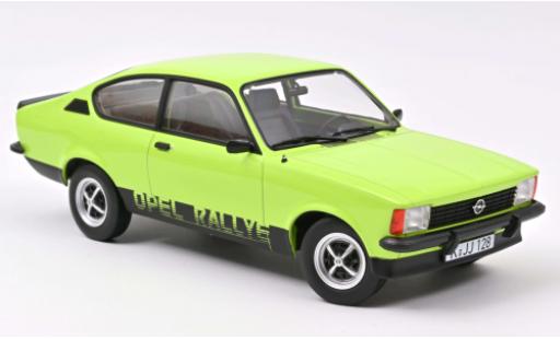 Modelauto Opel Kadett C Rallye C Rally 2.0 E groen/Dekor 1977 1/18 Norev