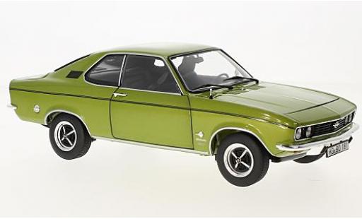 Modelauto Opel Manta A 1900 Sedan metallic groen 1975 1/18 Norev