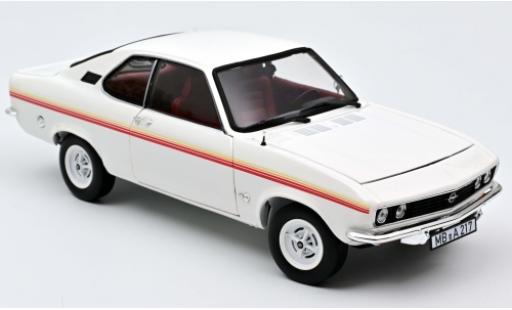 Modelauto Opel Manta A Swinger wit/Dekor 1975 1/18 Norev