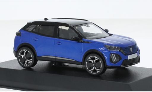 Modelauto Peugeot 2008 GT metallic blauw 2024 1/43 Norev