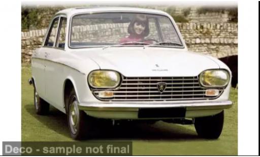 Modelauto Peugeot 204 Berline wit 1976 1/18 Norev