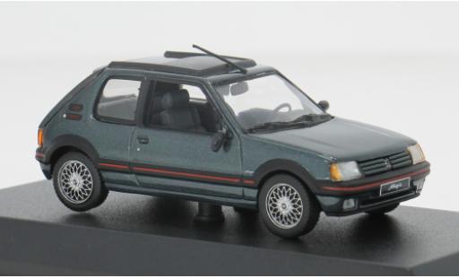 Modelauto Peugeot 205 GTI 1.9 groen 1990 1/43 Norev